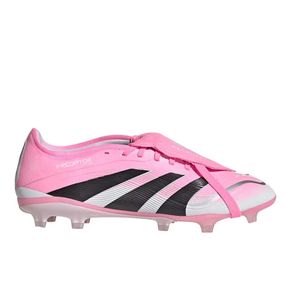 adidas Mens Predator Pro Fold-Over Tongue Firm Ground Beckham Soccer Cleats  - Pink