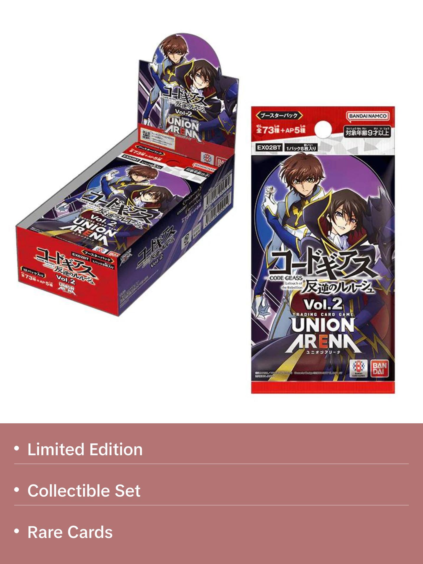 Union Arena Japanese CODE GEASS Lelouch of the Rebellion CARDS LIVE OPENING @MommiTCG