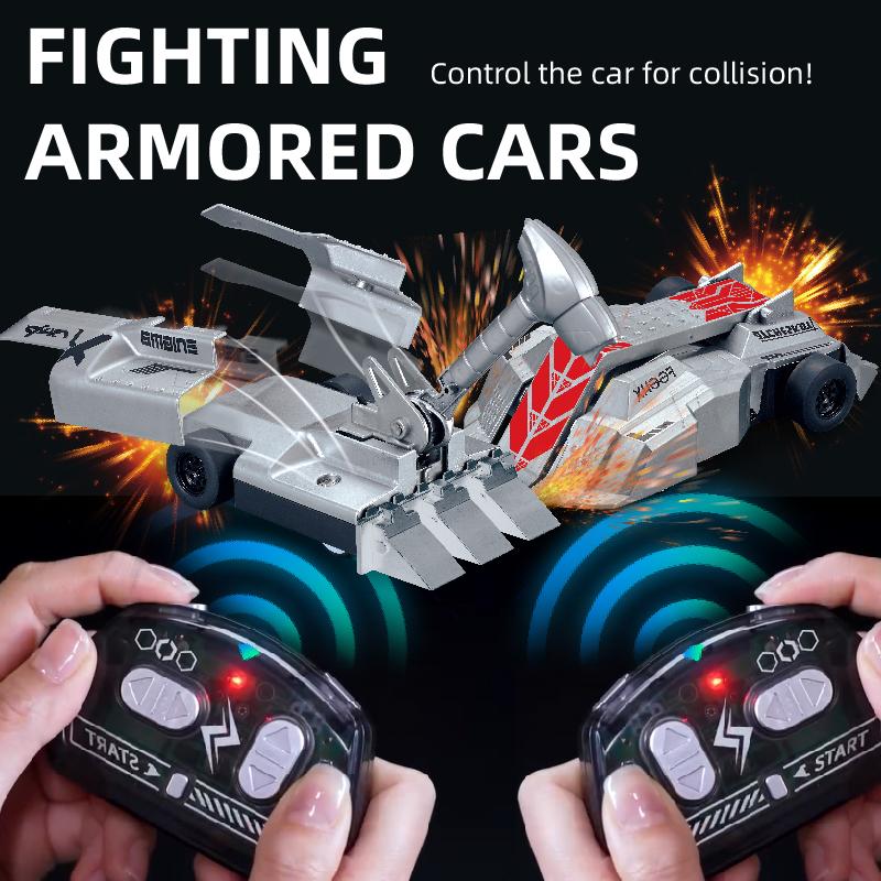 Two-Player Battle Tank Remote Control Car Set for Kids, Family Table Game, STEM Toys Interactive Fun for All Ages
