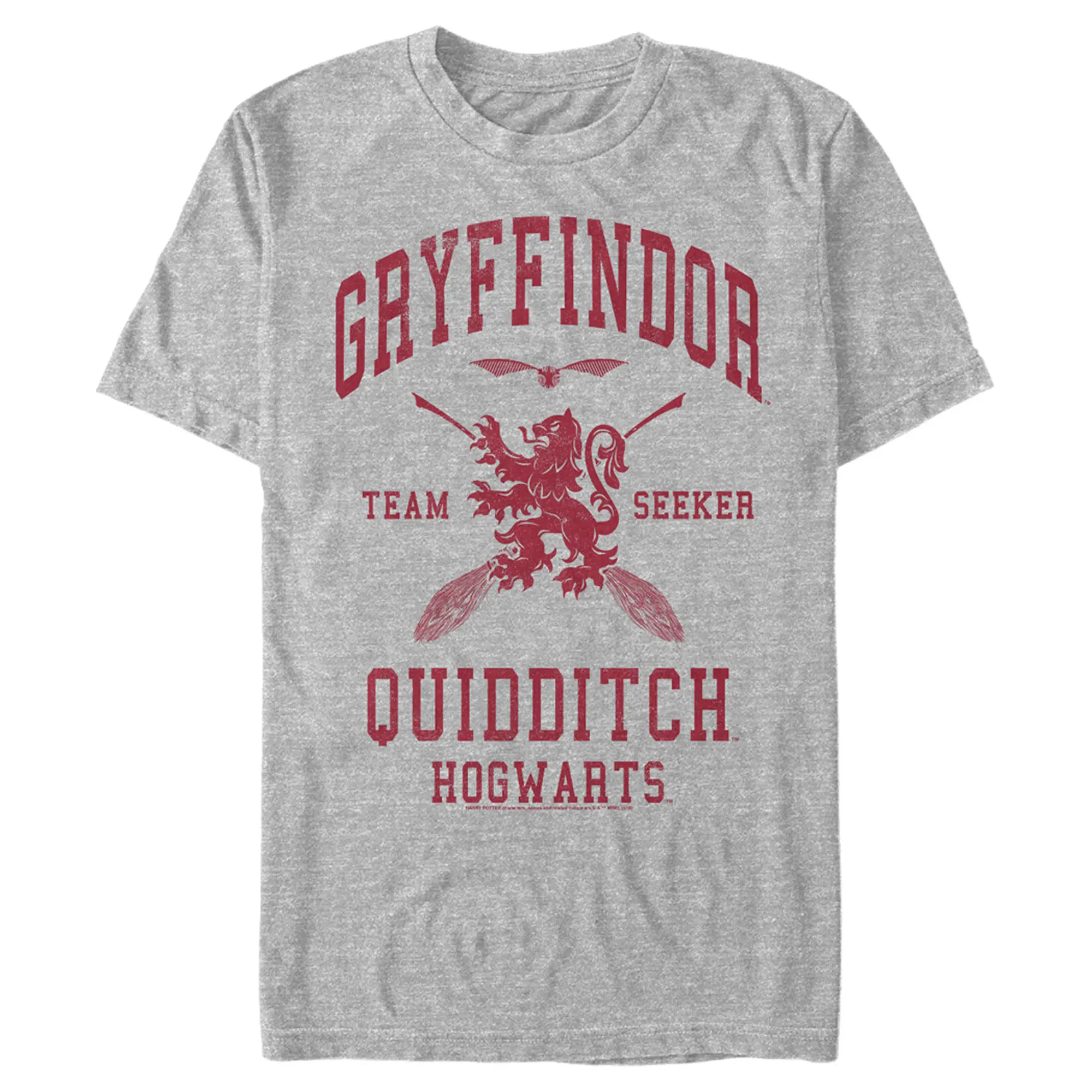 Men's Harry Potter Gryffindor Quidditch Team Seeker T-Shirt