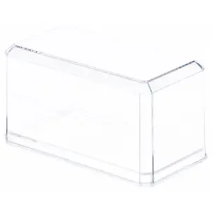 Pioneer Plastics Plastic Display Case for 1:64 Scale Cars (UV Resistant), 3.5" W x 1.625" D x 1.75" H (Mailer Box)