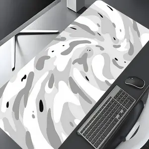 Abstract  Pattern Desk Mat, Large Gaming Desk Mat,  Aesthetic Desktop Decoration Protective Pad, Non-slip Lock Edge Work Pad, Multi-size Mousepad, Desktop Accessory