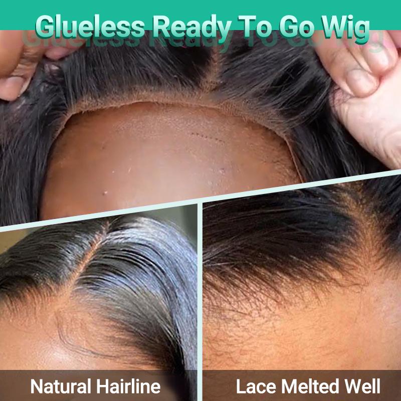 [Spring Must Have] Asteria Hair Ready To Go Glueless Wig Body Wave 7x5/7x4 Pre Cut Lace Closure Human Hair Wigs Bleached Knots with 250% Density #GetReadyforFashionWeek