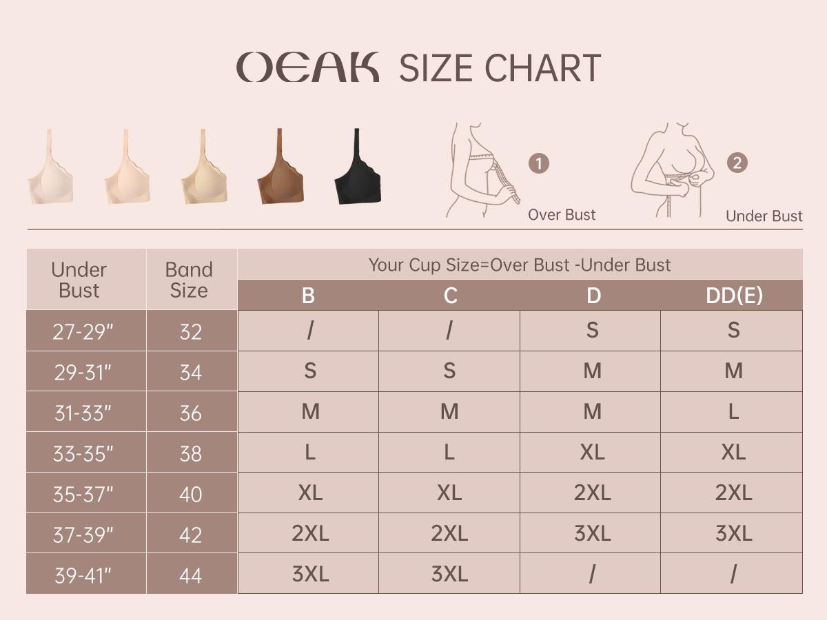 OEAK Wireless Jelly Bras for Women Water-Drop Hollow Wave Push Up No Underwire Bra Seamless Full Coverage Support Bralettes Lift Everyday Bras
