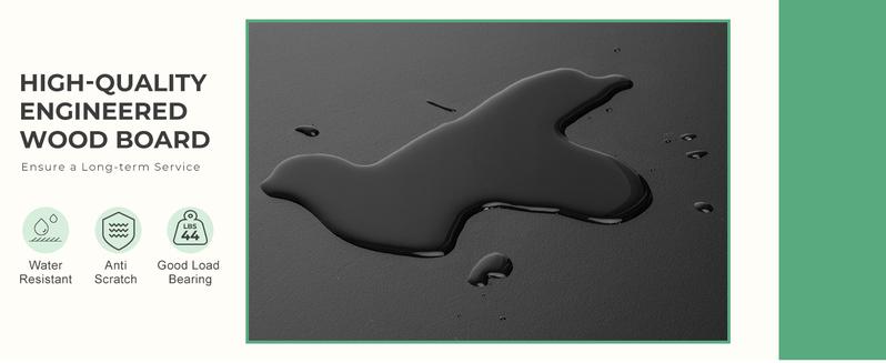 Nightstand with 2 Fabric Dresser, Side Table, End Table, Bedside Table, Night Stands, Small Nightstand,Bedroom Furniture