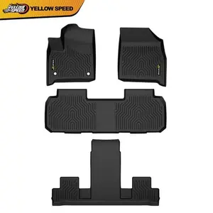 All Weather TPE Rubber Liners Floor Mats Fit For 2018-2025 Chevy Traverse 7 Seat