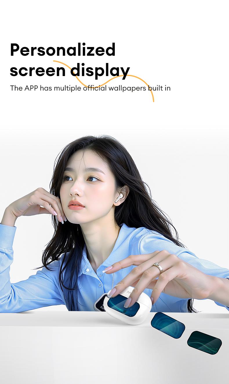 T26 Pro OWS Wireless Bluetooth Earbuds Luxurious Sound for Music & Phone Calls, Sport Headsets With Call Noise Canceling Mic