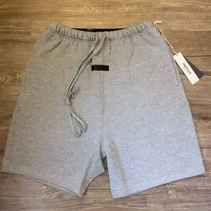 grey sweatshorts breathable Ess- cotton