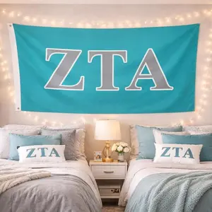Zeta Tau Alpha Sorority Flag Banner *Officially Licensed*