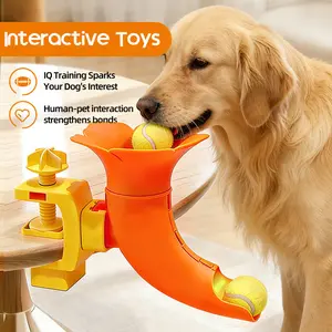 Automatic Tennis Ball Launcher for Dogs – Interactive Fetch Toy for High-Energy Dogs