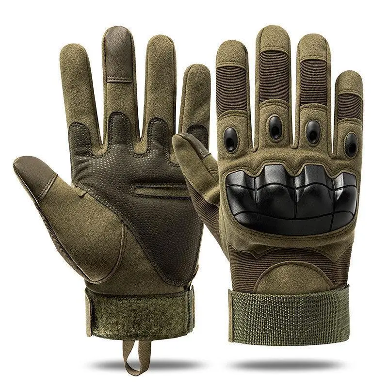 Tactical Full Finger Gloves with Soft KnuckleProtection,Touchscreen,Non-Slip,Breathable,For Outdoor Sports, Motorcycle Riding, Training,Hunting,MenWomen,work gloves [Valentine's Da]