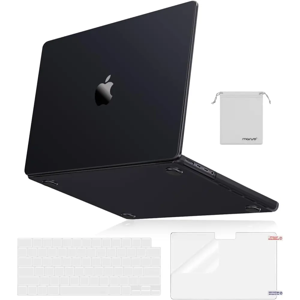 MOSISO Plastic Laptop Case for MacBook Pro 16-in (2025-2021 M4 M3 M2 M1 A3403 A3186 A2991 A2780 A2485, FRW43LL/A), Ultra-Thin Natural Color Hard Shell with Keyboard Cover, Screen Protector & USB-C Pouch, 16-Inch