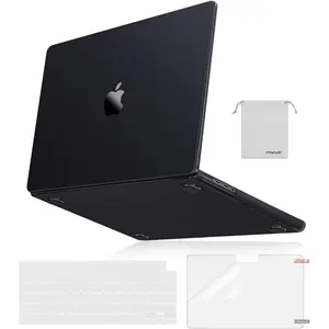 MOSISO Compatible with MacBook Pro 16 inch Case 2025-2021 M4 M3 M2 M1 A3403 A3186 A2991 A2780 A2485,Ultra-Thin Natural Original Color Hard Shell Case&Keyboard Cover&Screen Film&Pouch