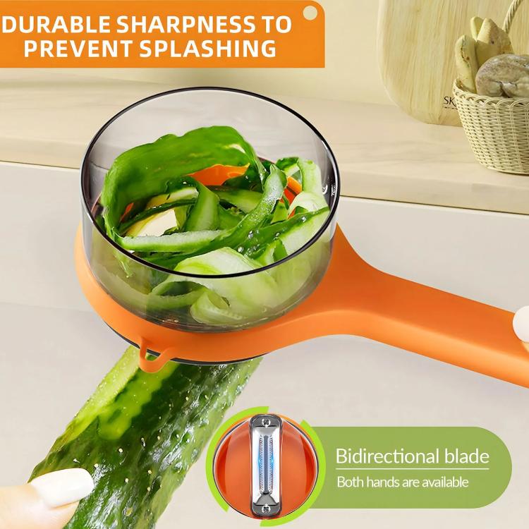 Peeling Knife with Storage Box,Multi-Purpose Paring Knife,with Box Storage Kitchen Special Fruit Peeler, Vegetable Peeler for Fruit Carrot Veggie Potatoes Peeler