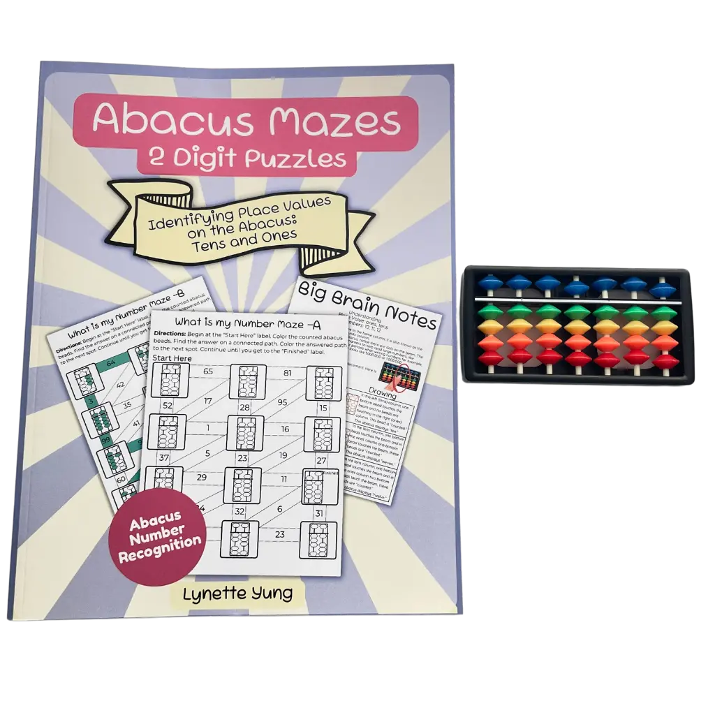 2 Digit Abacus Mazes Workbook