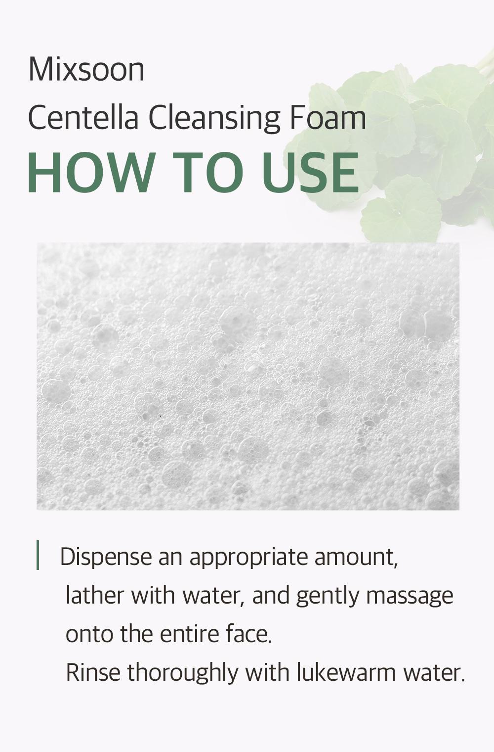 [mixsoon Official Shop] Centella Cleansing Foam Duo (5.07 fl.oz / 150ml x 2) - Low pH cleansing foam for soothing and moisturization, Korean Glass Skin Care