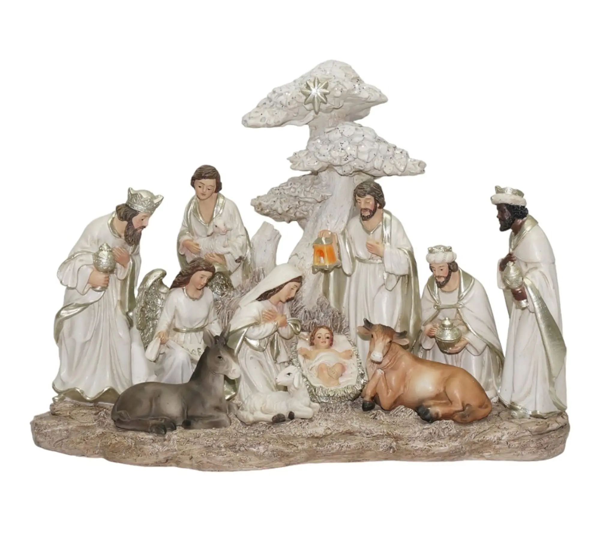 RC Home Decor 8" Nativity Scene Figurine Set Holy Family