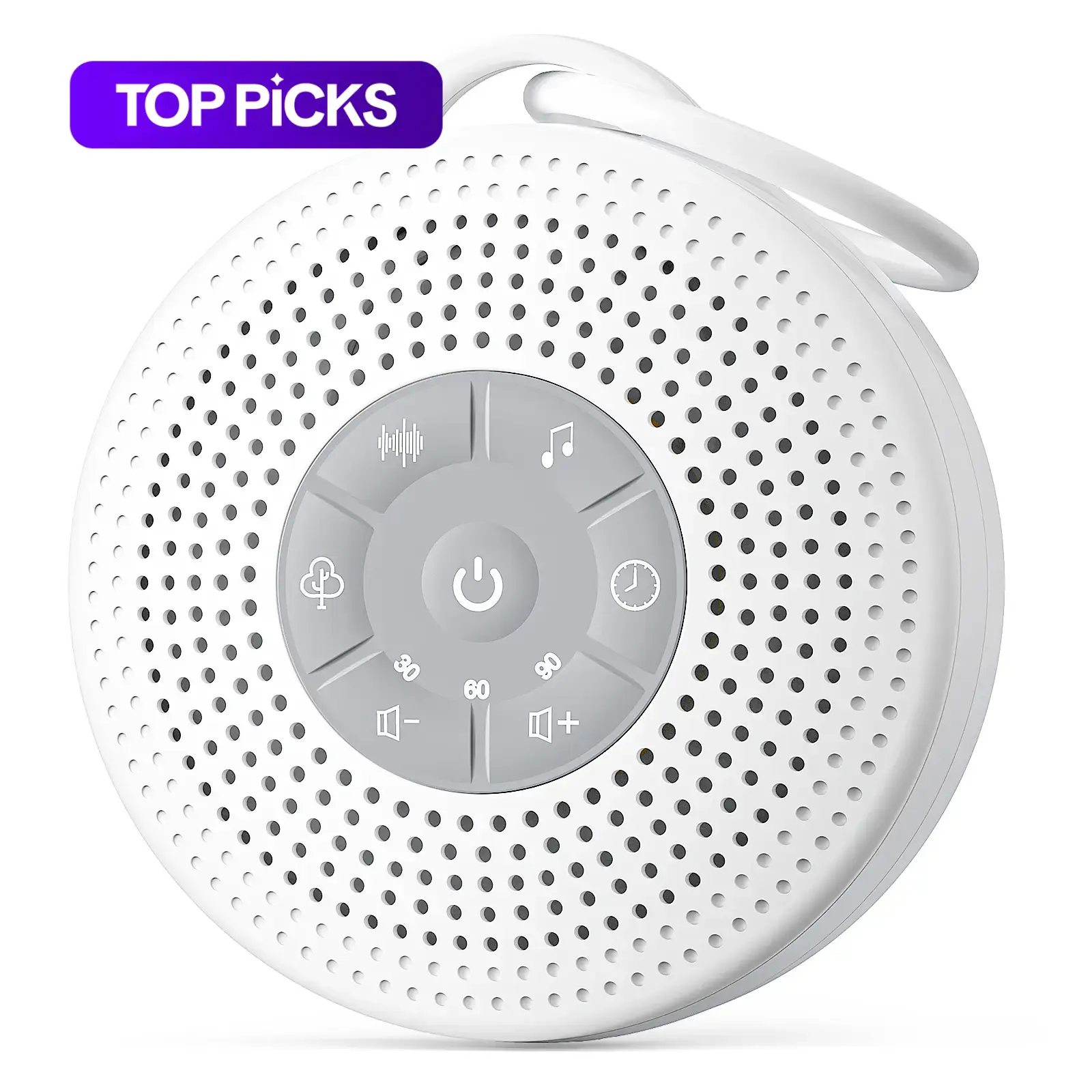 Portable Sound Machine, USB Rechargeable Wireless Multifunctional Desktop Speaker with 21 Nature Sounds, White Noise Machine for Sleep, Relaxation, Home, Office, Wireless Audio #TOP PICKS