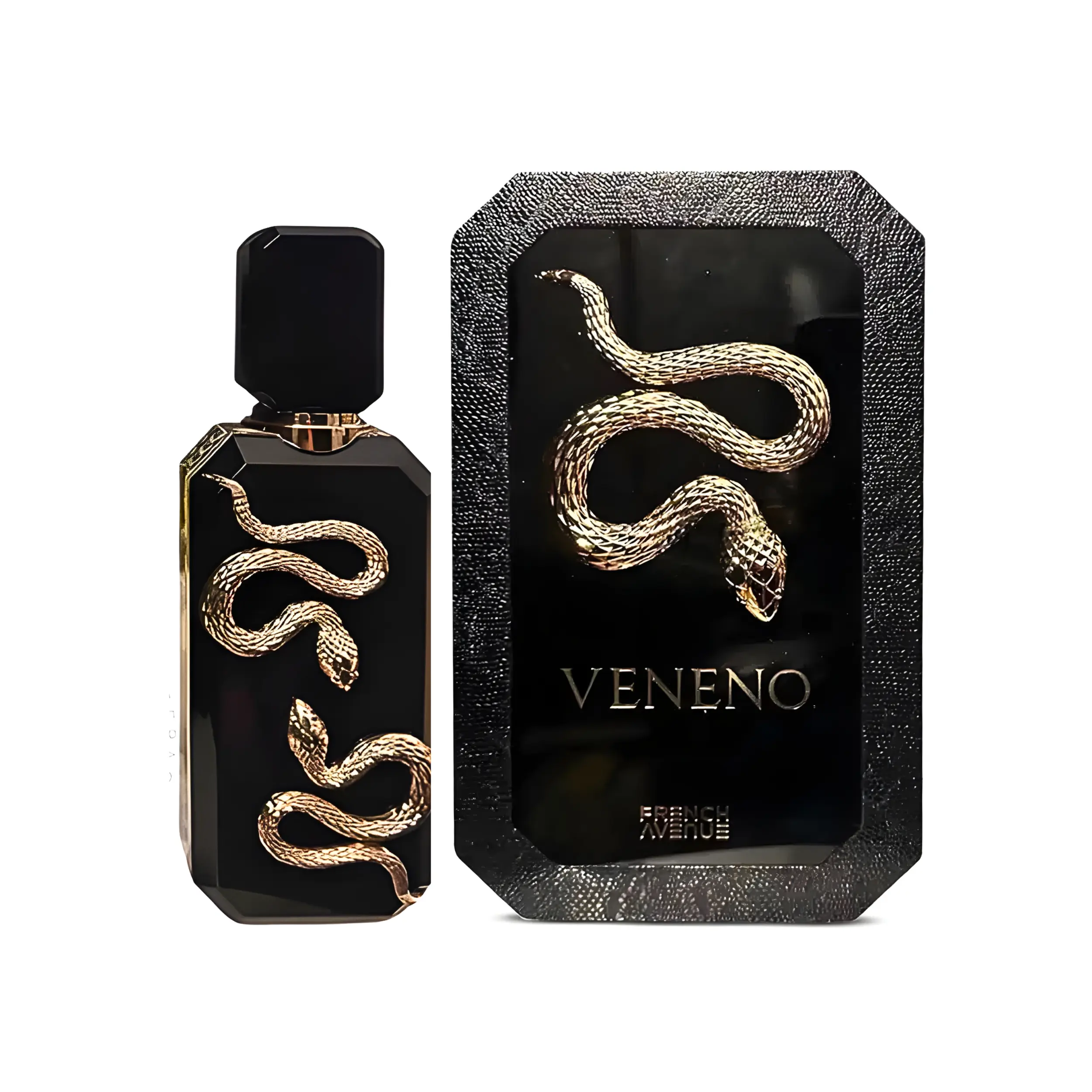 French Avenue Veneno Unisex Eau de Parfum Spray - Regular Edition, 3.4 fl oz/100 ml Bottle, Vanilla Signature Scent, Non Toxic Liquid, Daily Wear, Adults, Fragnance World Trading LLC, Foam, Box, Contains Neither, Distinct Fragrance, Single Item