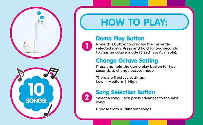 Otamatone Melody [Black] Portable Mini Size Keychain with 11 Pre-Programmed Songs - Musical Electronic Toy from Japan by Maywa Denki