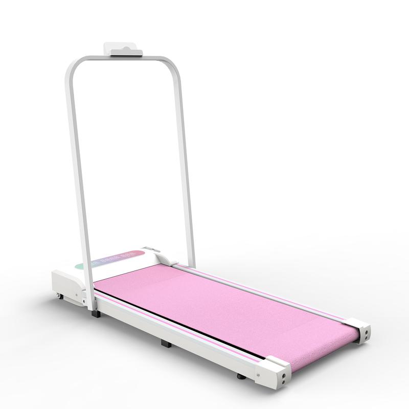 【Bellemave】2.5HP horsepower 2-in-1 folding walking machine with 265 pounds load-bearing capacity, five layers of shock absorption running belt, 0.5-5mph speed regulation, LED multifunctional display, home office, silent sports