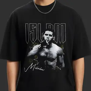Brand Bdhjydb Islam Makhachev Premium UFC Fighter Graphic T-Shirt For Boxing Fans And MMA Enthusiasts