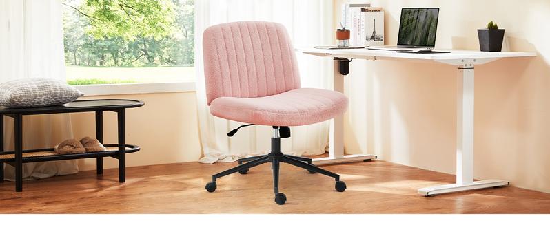 【Star Furniture】Height Adjustable Criss Cross Chair with No Wheels / with Wheels - Office Wide Swivel Home Office Desk Chairs Reading Chair 【Star Furniture】Height Adjustable Criss Cross Chair with No Wheels / with Wheels - Office Wide Swivel Home Office Desk Chairs Reading Chair