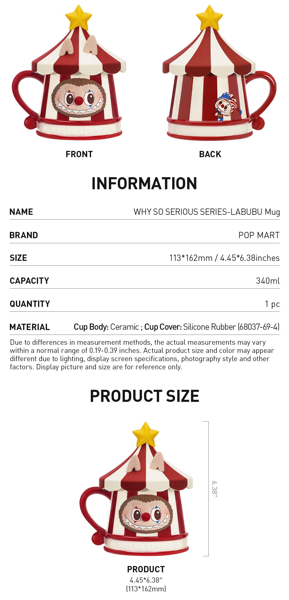 POP MART WHY SO SERIOUS SERIES- Mug