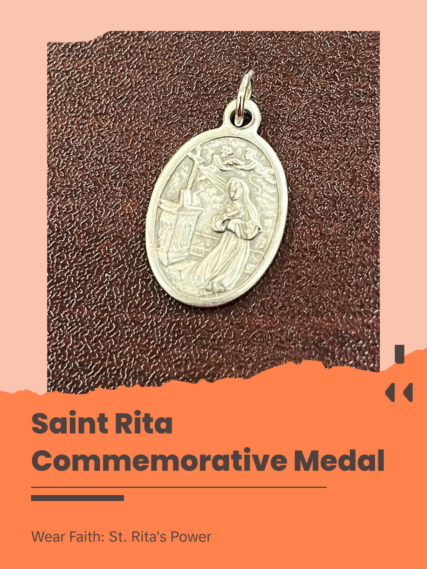 Saint Rita Special Commemorative Medal – A Symbol of Faith & Perseverance Saint Rita Special Commemorative Medal – A Symbol of Faith & Perseverance