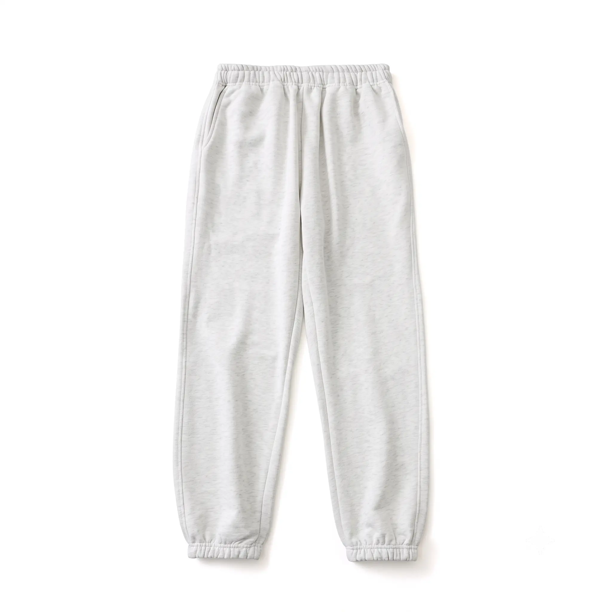 Men's Cotton Fleece Elastic Drawstring Oversize Baggy Soft Minimalist Versatile Street Casual Jogger Trousers, All-Season Loungewear & Streetwear Pants, Dark Oatmeal, Elastic Drawstring Joggers, Minimalist Versatile Jogger