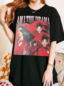 [Sale Up To 30%] + [Free Ship] CB Drama Tour 2026 Rap Concert Shirt, Vintage Hip Hop Graphic Tee, Music Fan Streetwear Shirt W26