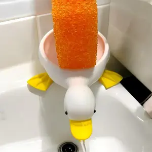 Duck Soap and Sponge Holder