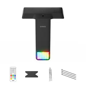 SANSI Solar Poolside RGB Light with Remote, Waterproof Submersible Pool Light for Inground & Above Ground Pools – Decorative Outdoor Lighting