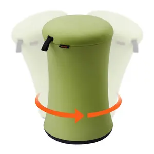 VEVOR Wobble Chair,  , Height-Adjustable (19.3-25") Wobble Chair with Fabric Cover, Flexible Seating Wobble Stool Made of Iron & Sponge, Ideal for School, Office & Home, 20° Tilt Angle, Age 12-18, Green