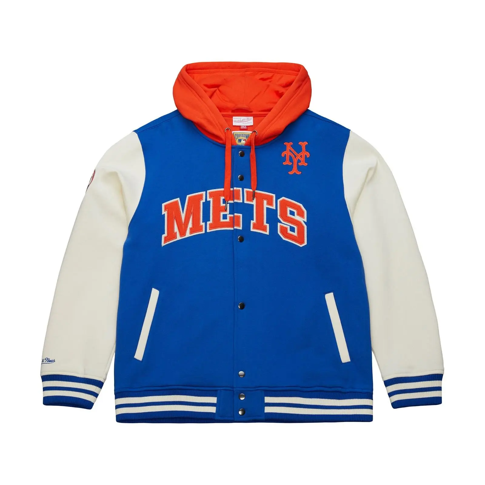 New York Mets Royal Sideline Fleece Full-Snap Jacket New York Mets Royal Sideline Fleece Full-Snap Jacket