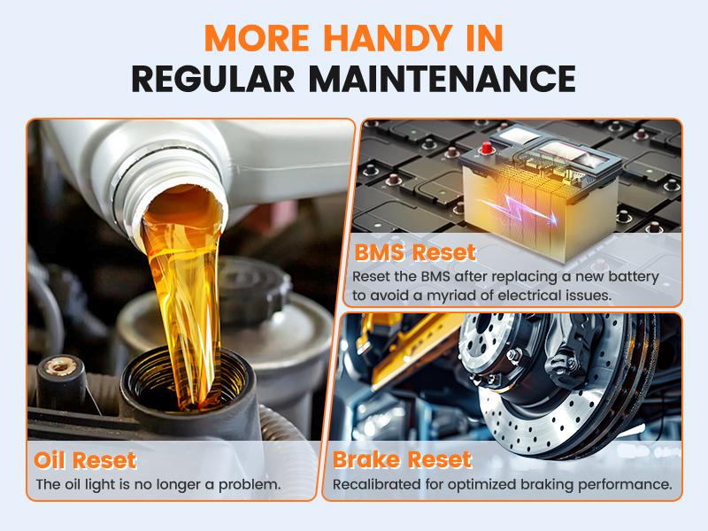 Ancel Echo OBD2 Scanner Bluetooth - All Systems Car Diagnostic Tool,  Bidirectional  Code Reader with Resets,  Battery Registration Wireless OBD2