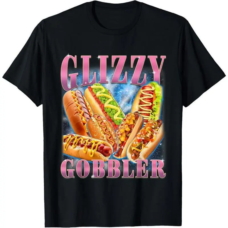 Cotton Cotton Funny Glizzy Gobbler Meme Hilarious Hot Dog Glizzy Lovers T-Shirt Golf Gift T-Shirt For Men And Women, Soft, Shortsleeve
