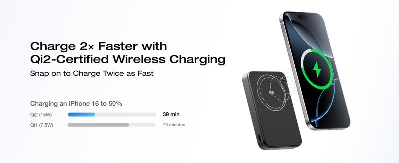 ECOFLOW Rapid Mag Power Bank 10,000mAh, Qi2 Certified 15W Wireless Charging, 0.6'' Ultra-Slim Magnetic Portable Charger, Fast Charging Magnetic Battery for iPhone 17/16/15/14/13/12, Galaxy, Google, ECOFLOW Rapid Mag Power Bank 10,000mAh, Qi2 Certified 15W Wireless Charging, 0.6'' Ultra-Slim Magnetic Portable Charger, Fast Charging Magnetic Battery for iPhone 17/16/15/14/13/12, Galaxy, Google,