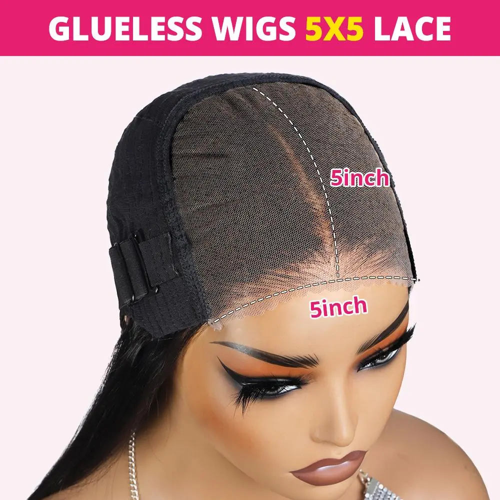 5x5 Glueless Lace Wig