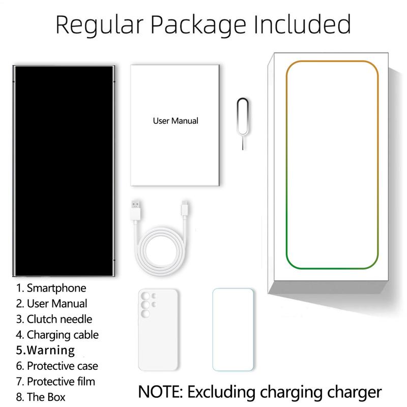 FUFFI 6.8 Inch Smartphone, 4+64GB ROM,1 Count 4G Network Unlocked Phone, Android 12.0 Version 8+16MP Cellphone, Dual Card Phone for Home & Office