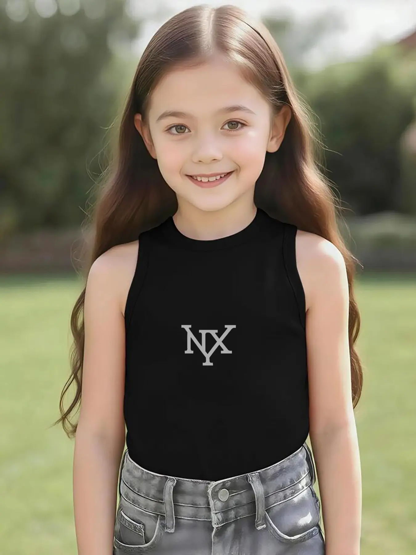 Girls' Trendy Sleeveless Vest | Perfect for Layering with Jackets & Tees