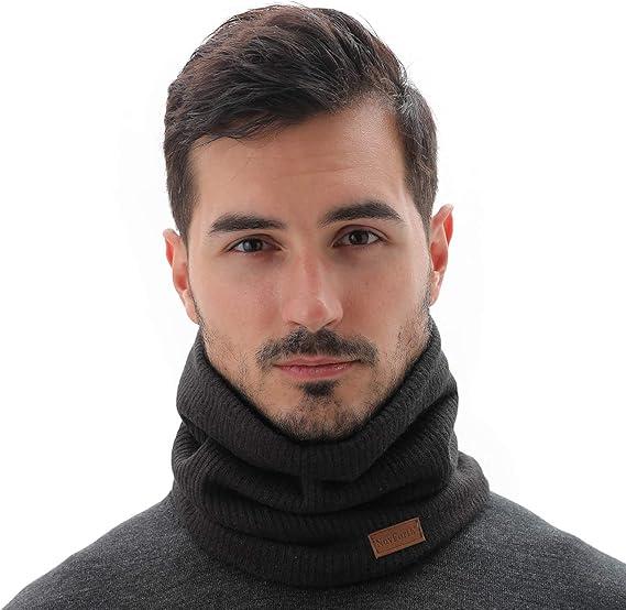 Winter Neck Warmer Men Ski Neck Gaiter Face Scarf Women Fleece Scarf for Men Gaiter Mask Thick Windproof Scarves