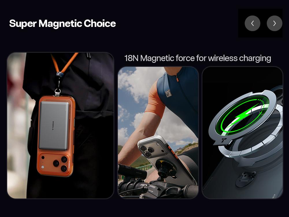 TORRAS Ostand Q3 Air for iPhone 17/16/15 Pro Max Case with 360 Magnetic Stand, Fit for MagSafe, 4M Drop Tested, Camera Control Button, Shockproof Phone Case Cellphone Protective