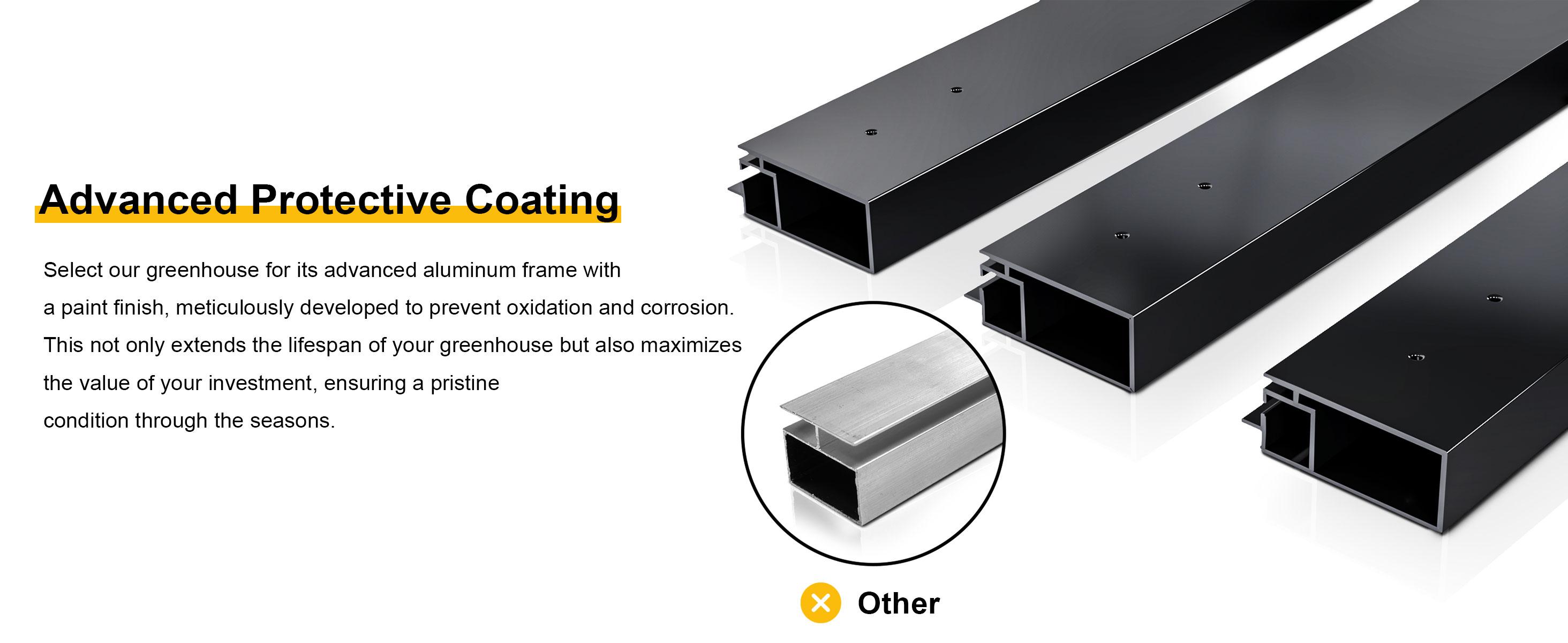 Outdoor Greenhouse, Polycarbonate Greenhouse Featuring a Quick Assembly Structure and Roof Ventilation, Aluminum Walk-In Greenhouse for Garden Backyard Use