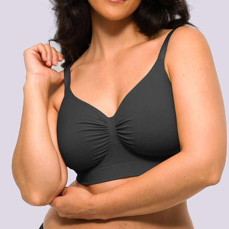 Shapellx ZeroFeel Wireless Bra – Wide Band & Cross-Back Support Live Shapellx ZeroFeel Wireless Bra – Wide Band & Cross-Back Support Live