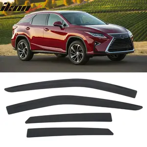 Window Visors for Lexus RX350 2016-2022 Low Profile Style Tape-On Smoke