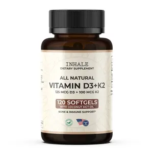 Inhale Vitamin D3 + K2 with Coconut Oil