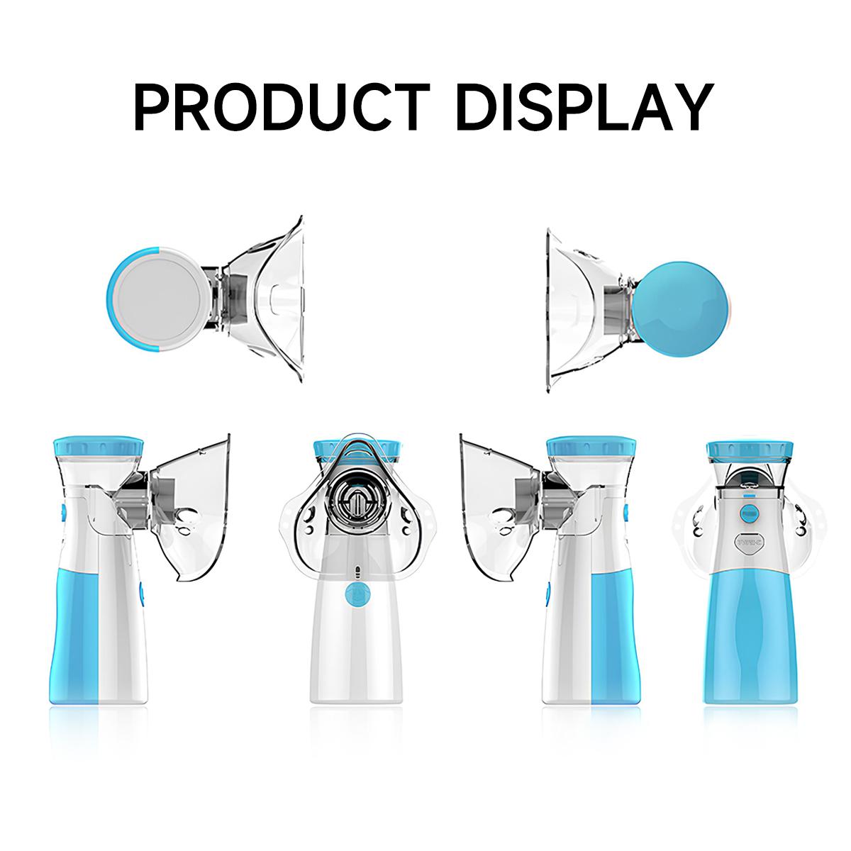 Portable Handheld Nebulizer  For Adults And Kids, two modes, suitable for breathing problems, Breathing Machine Nebulizer Inhaler Home Use Travel Friendly