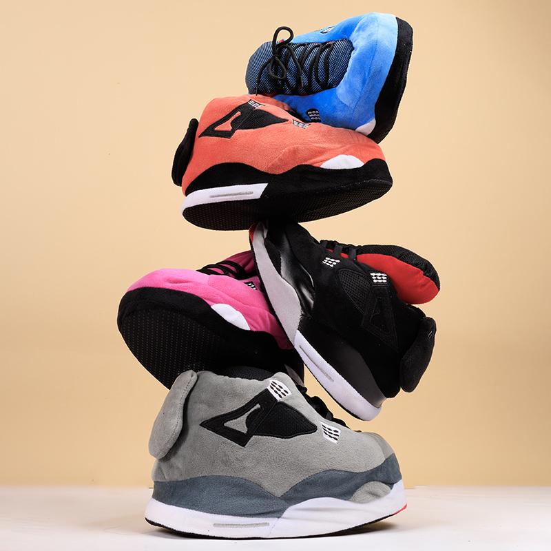 Sports Slippers Cozy Comfort for All Unisex Fleece Indoor Floor Cotton Shoes Anti-slip Sole for Daily Party Cosplay One Size Fits Most Sleepers Footwear Flipflop Slide Tsinelas Fasciitis White Boy