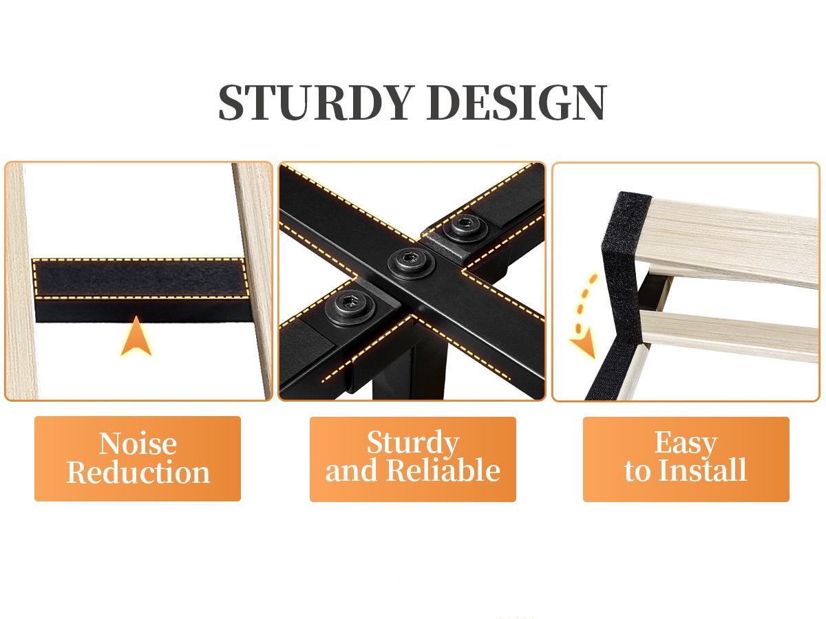 Sibeds Aurora Queen Bed Frame with 2-Tier Storage Headboard, Faux Leather Platform Bed with Galaxy Star Projector, Scratch-Resistant Upholstered Bedframe with Pet Rest Area for Dogs Cats, White / Black / Gray / Pink